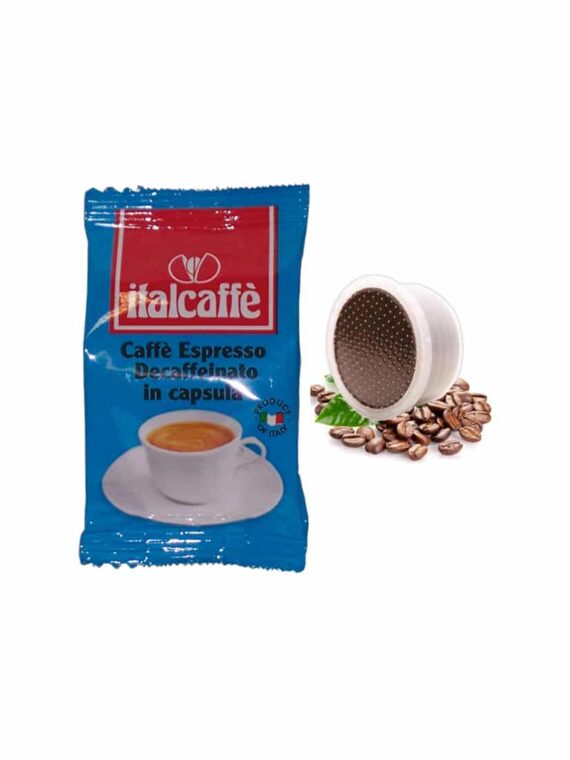 100 Lavazza Espresso Point compatible coffee capsules pods Italcaffè Decaffeinated-0