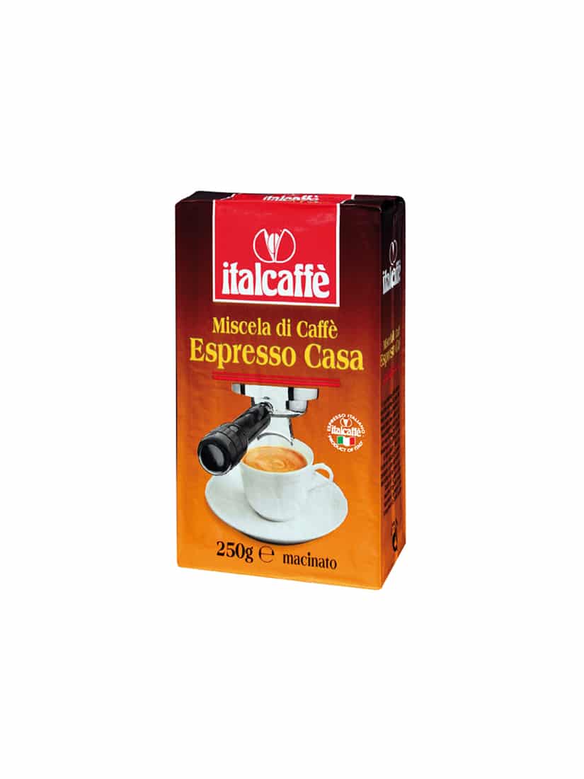 Café Moulu et Torréfié Italcaffe Espresso Casa 4x250g Italcaffè