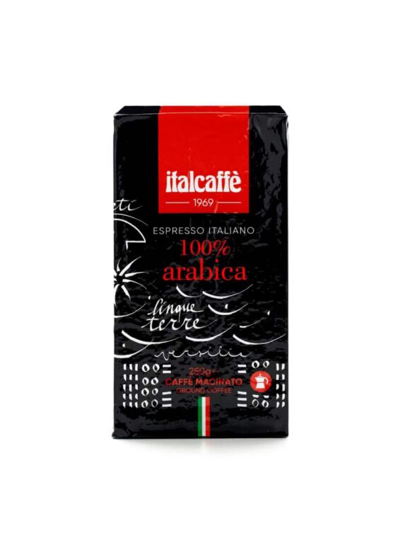 Caffè macinato 100% arabica Italcaffè per moka e per espresso