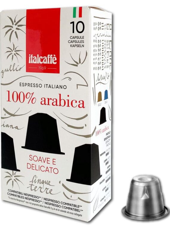 Capsule caffè 100% Arabica Nespresso compatibili Italcaffè Espresso ruotato