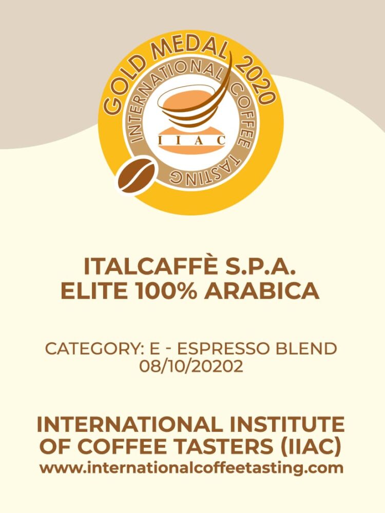 Caffè in grani Elite 100% Arabica Espresso Italiano medaglia d'oro