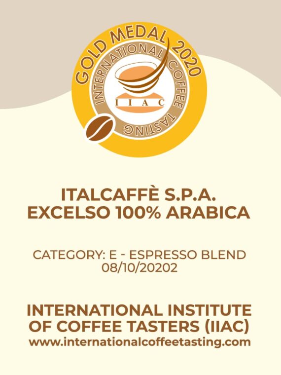 Caffè in grani Excelso Espresso Italiano medaglia d'oro