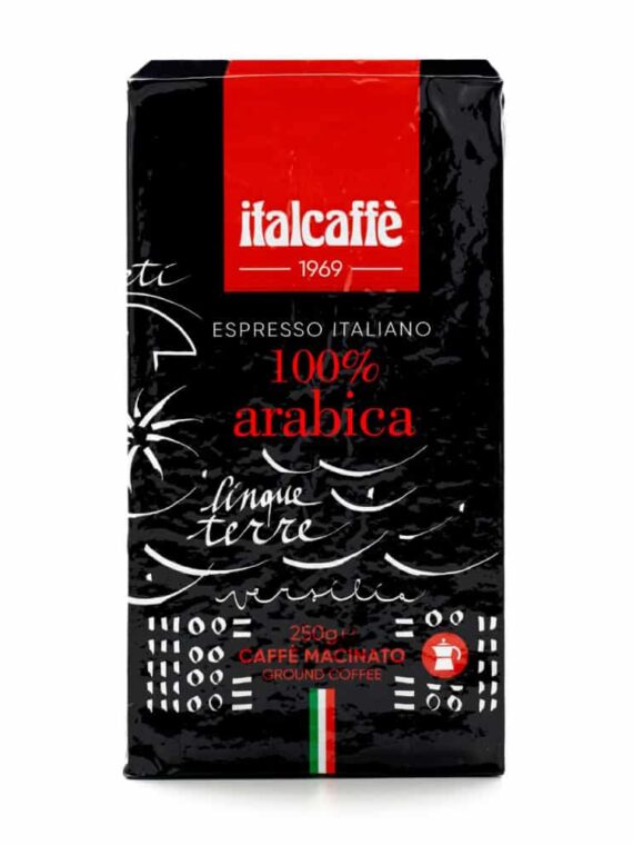 Caffè macinato 100% arabica Italcaffè per moka e per espresso