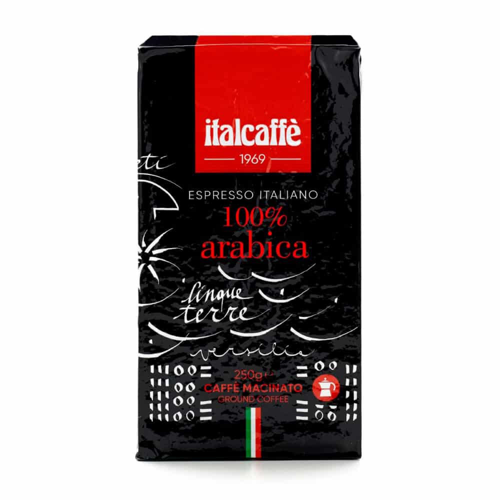 Caffè macinato 100% arabica Italcaffè per moka e per espresso