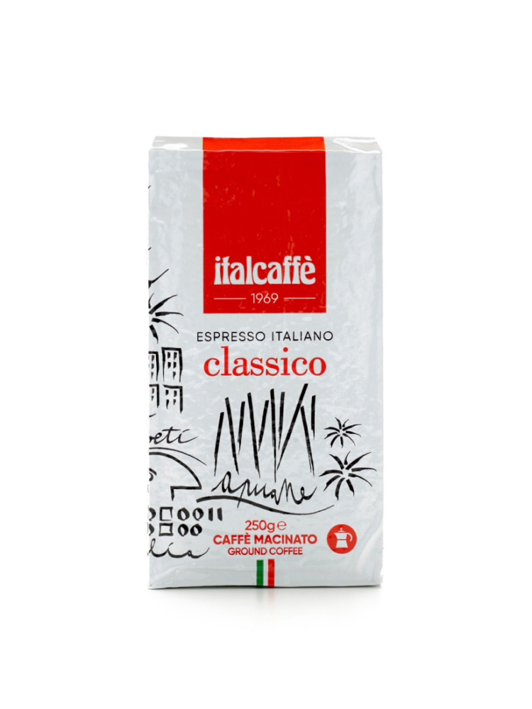 Caffè Macinato Classico Italcaffè 250g per Moka