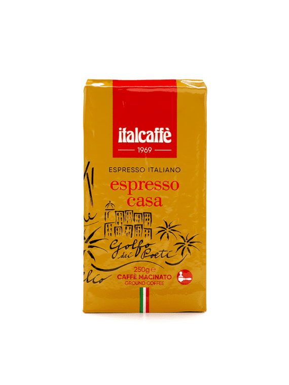 Caffè macinato Espresso Casa Italcaffè 250g macinatura per macchina Bar