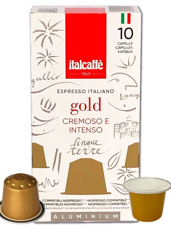 Capsule caffè espresso Gold Italcaffè compatbili Nespresso Aluminium