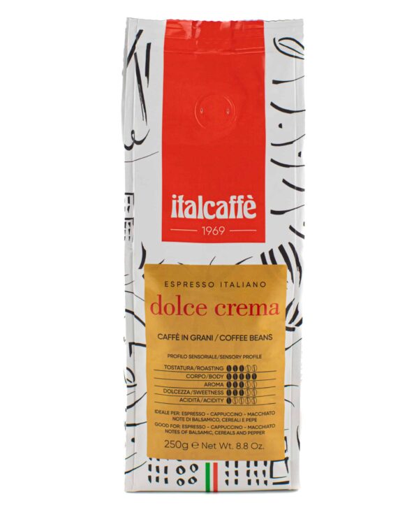 Caffè in grani Dolce Crema 250g Italcaffè Espresso Bar