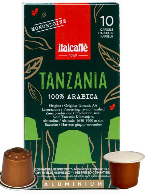 Capsule caffè Tanzania Nespresso compatibili Italcaffè pura Arabica